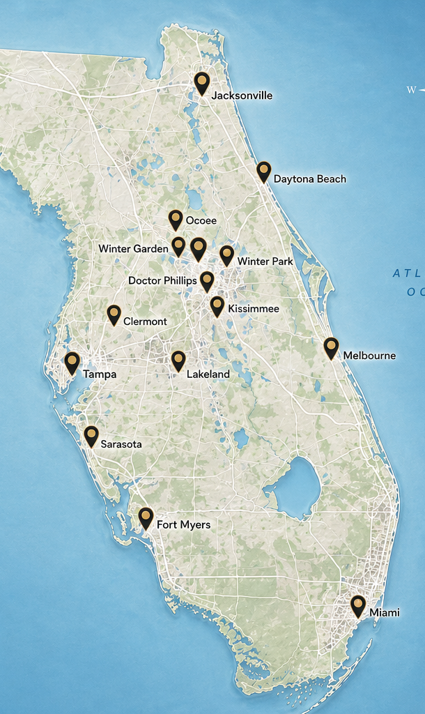 custom fireplace wall services across Central Florida