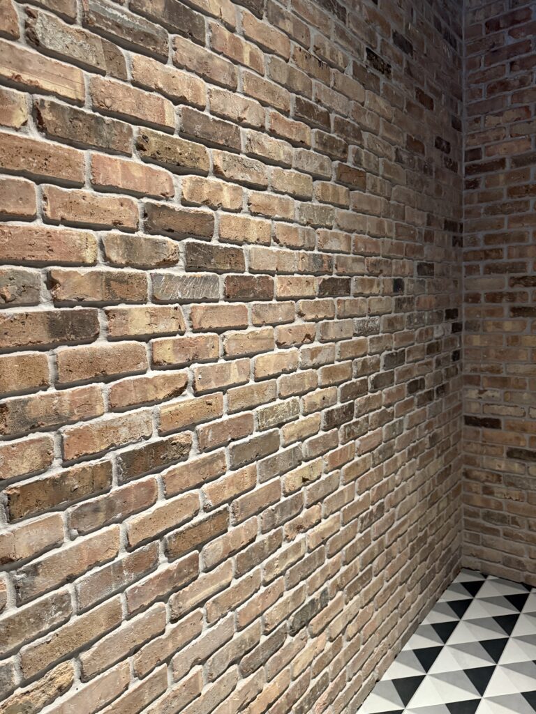 Red Brick Accent Wall Rustic Brick Accent Wall